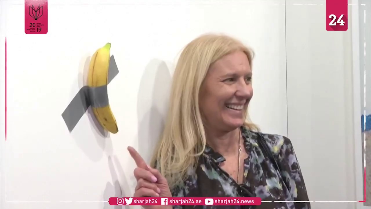 Man eats 120,000 piece of art a banana taped to a wall YouTube