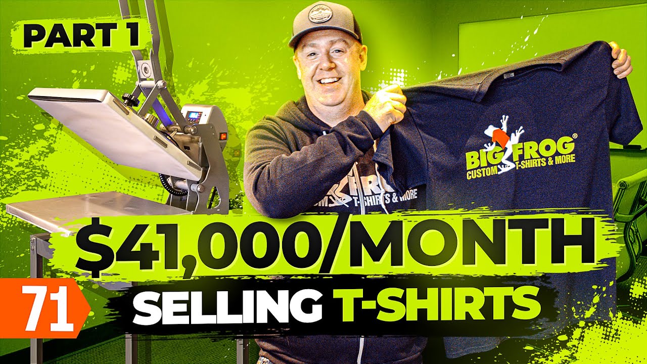 t shirt business income