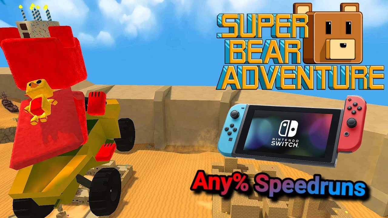 Any% in 16:18.580 by PolariTOON - Super Bear Adventure - Speedrun