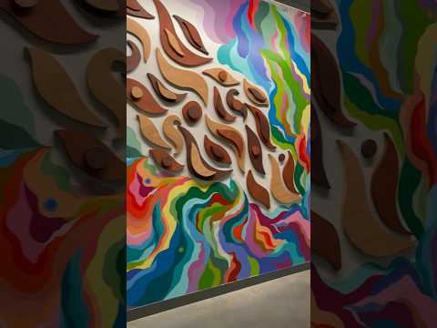 Blank wall to install. Check out my Meta OpenArts mural #seattleartist #seattlemurals