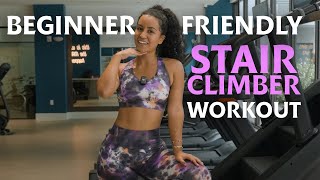 Beginner Friendly Stair Climber Workout | Full Body Fat Burner for Toned Legs & Lower Body Strength!