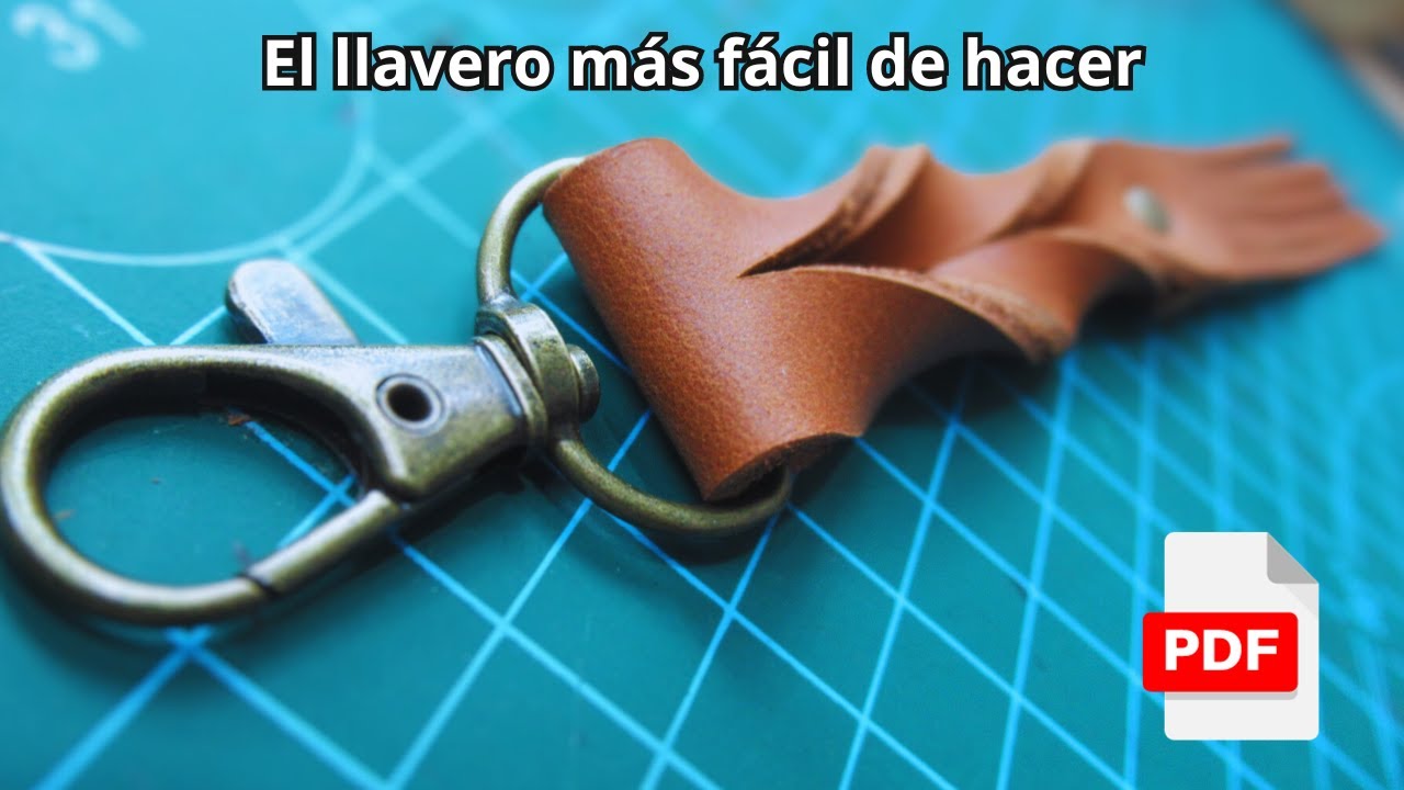 Tutorial Cómo hacer un llavero fácil y rápido - YouTube