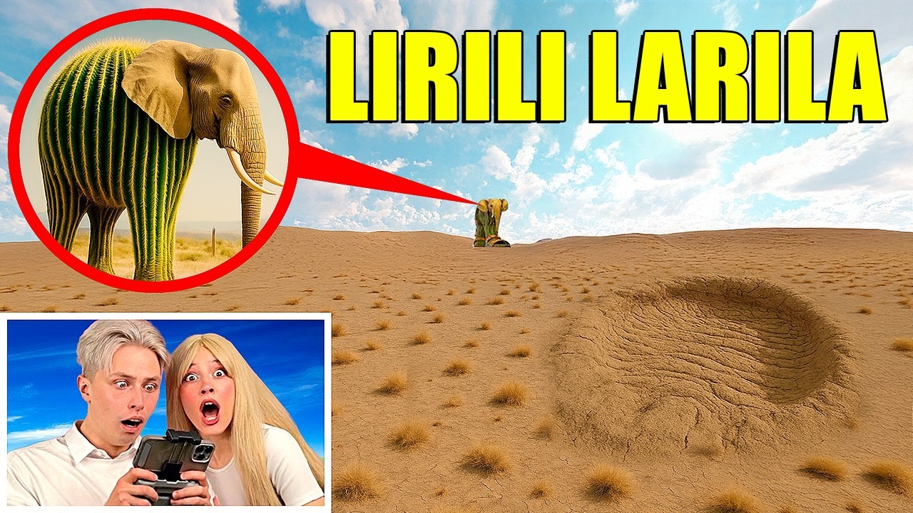 мой дрон снял LIRILI LARILA в Реальной Жизни!