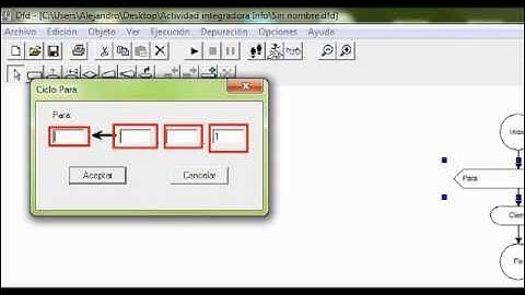 Tutorial 5- Como usar DFD- Botón "Ciclo para"