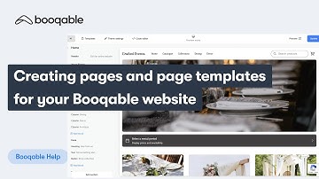 Creating pages and page templates in the Rental Website Builder