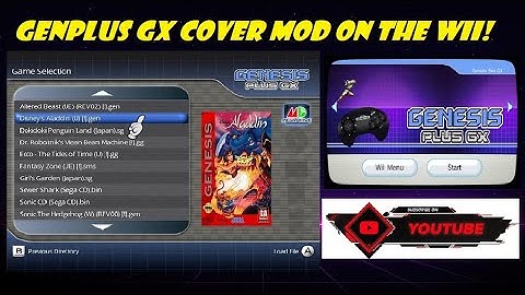 How to Install Genplus Gx Emulator with Cover Art on the Nintendo Wii!