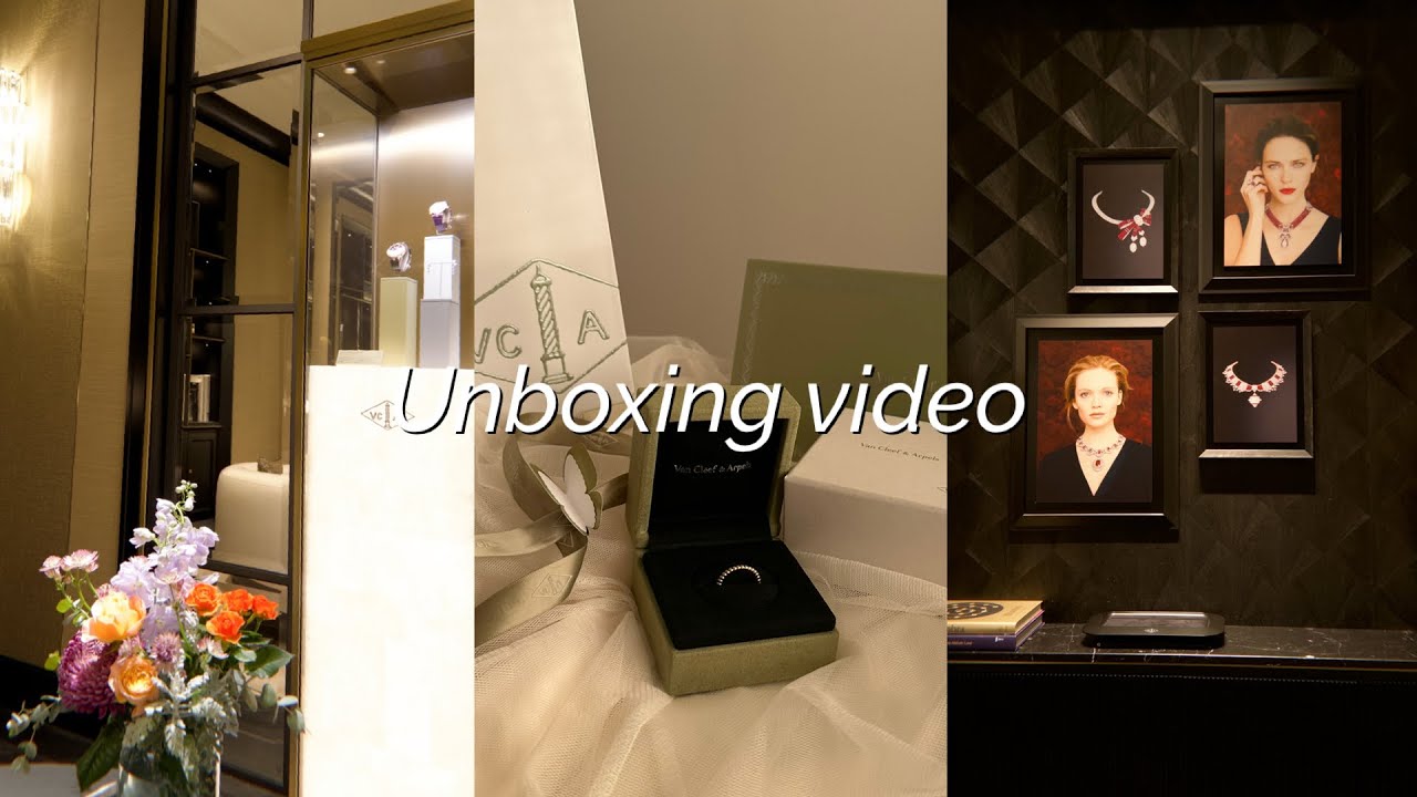𝙟𝙚𝙬𝙚𝙡𝙧𝙮｜Van Cleef & Arpels 開封動画 💍🪄｜ヴァンクリ｜ペルレ｜ジュエリー