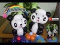 PANDA BALLOON TWISTING HOW TO MAKE IT .- GLOBOFLEXIA.