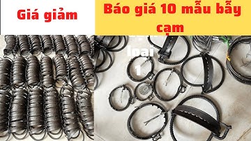 Tổng hợp lại 10 mẫu cạm kiềng ( bẫy kẹp ) bẫy chuột ,bẫy chồn từ 9cm đến 27cm