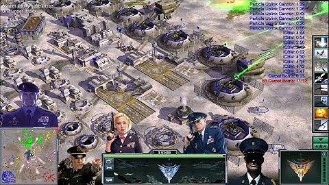 Supreme Commander vs all USA C&C Generals Zero Hour Apocalyptic