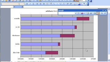 55. การสร้างเวลาการทำงาน (Gantt Chart) ด้วย Excel