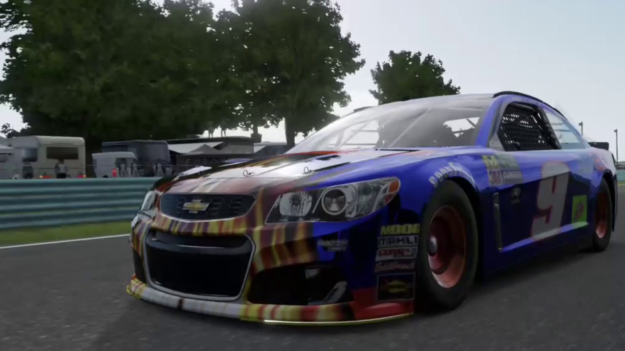 Chase Elliott 2018 NASCAR Cup Series first win recreation