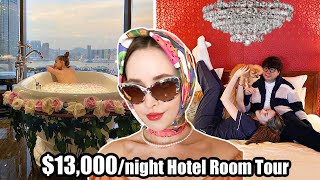 Hong Kong's Most Luxurious Hotel Room | Family Staycation Vlog