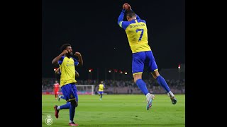 Rملخص مباراة النصر و الشباب 4-0 اليوم الثلاثاء 🔥 سجّل رونالدو هدفين وكاد أن يُحقق هاتريكًا!!