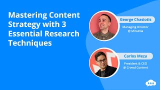 Mastering Content Strategy with 3 Essential Research Techniques
