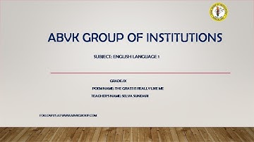 Poem 1 - The Grass is Really Like Me