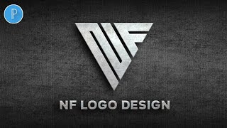 How To Make Monogram Logo || NF Logo Design