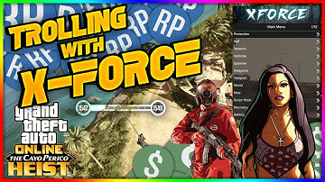 X-Force Mod Menu Trolling Features | GTA Online 1.54 Mod Menu | Cheap Mod Menu | Undetected Mod Menu