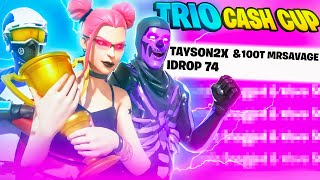 6TH PLACE TRIO CASH CUP  ft. MrSavage & iDrop | TaySon