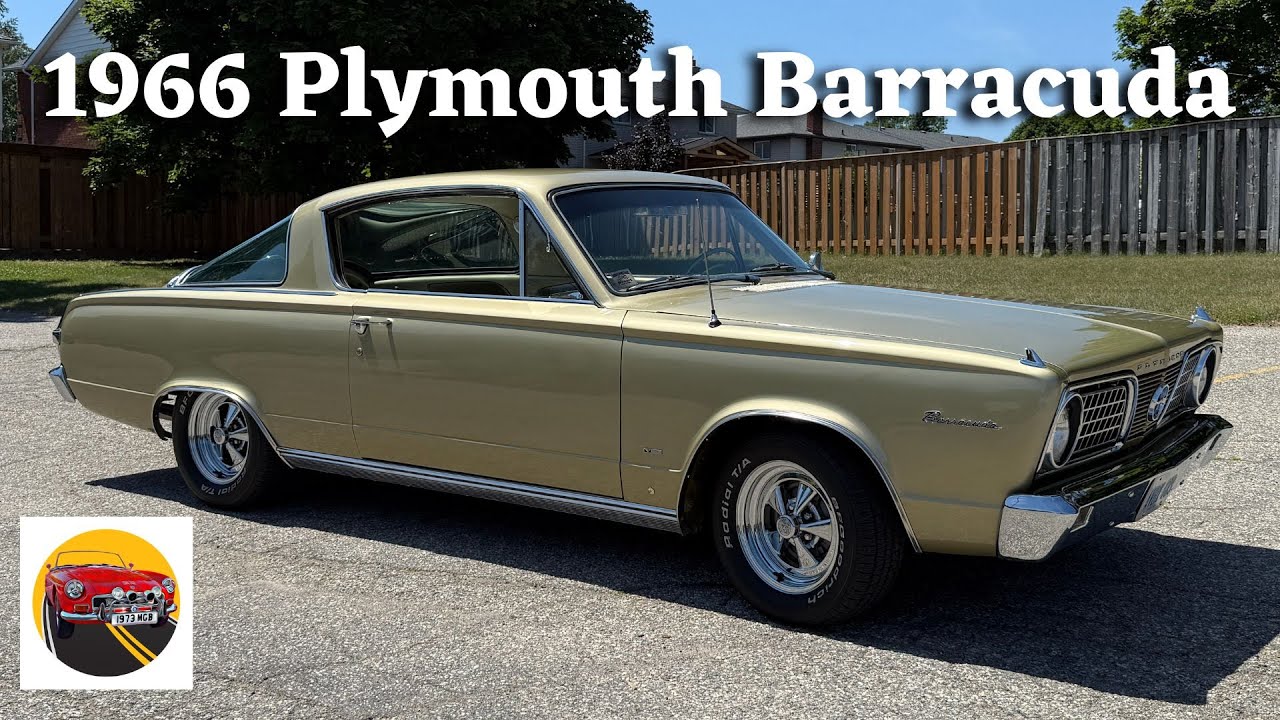 Plymouth Barracuda 1966 года — очень редкий, полностью отреставрированный маслкар с оригинальными...