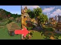 Transforming a 1.14 Plains Village | Minecraft Farm Build Timelapse