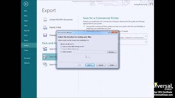 Publishing, Printing, and Sharing in Microsoft Publisher 2013