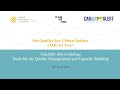 CanAIRy Alert Training: Air Quality for Urban Action (AQUA) Tool