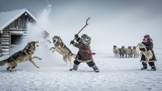 Download Lagu 69°C Blizzard 91 Year Old Woman Shelters Granddaughter, Saving Her Goats from a Sheep Attack MP3