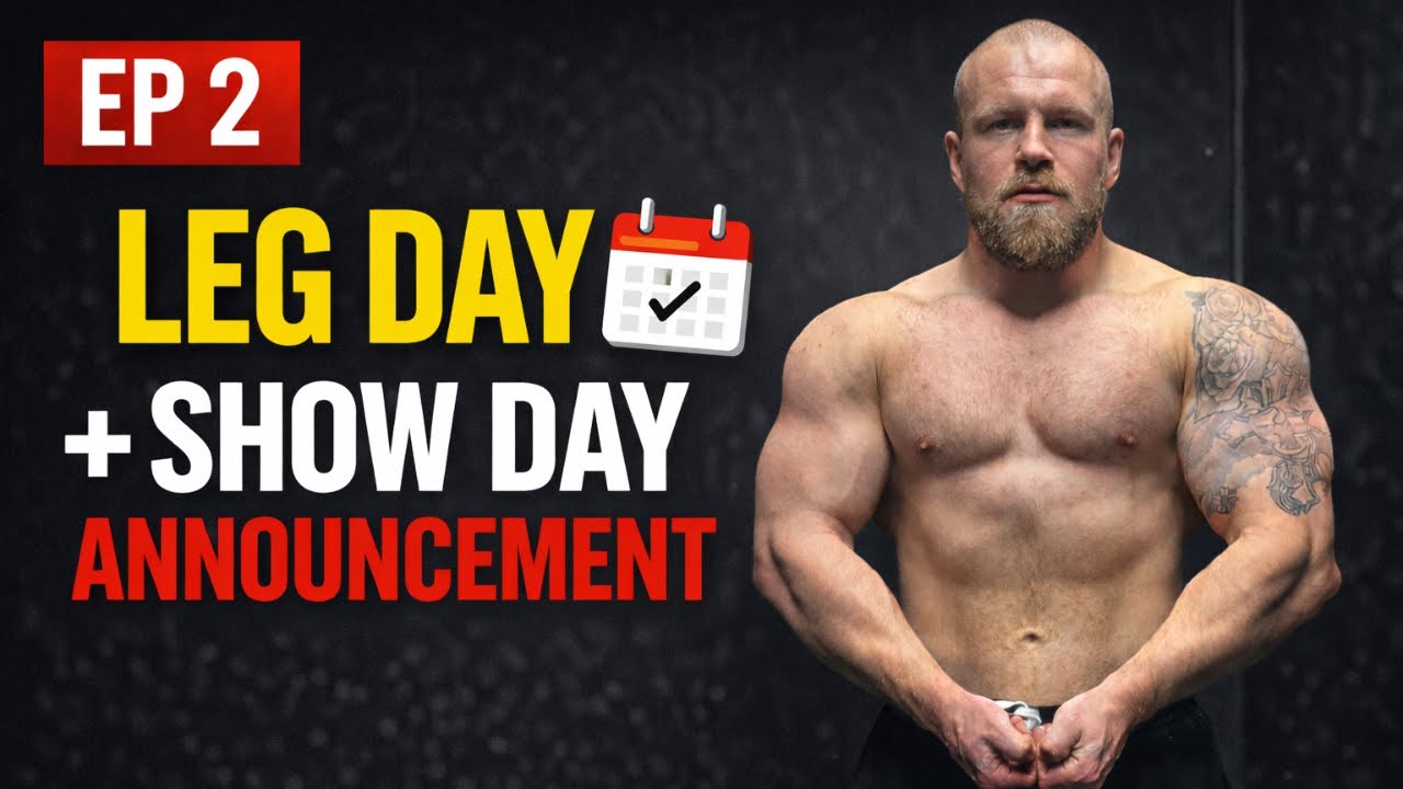MY SHOW DATES ARE SET… + LEG DAY ON PREP (EP2)