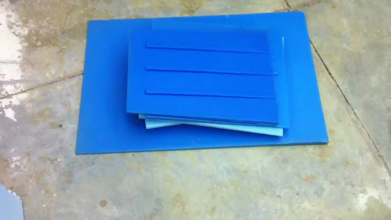 Drainboard Mold Inserts For Integral Concrete Drain Boards Youtube