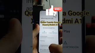 Quitar Cuenta Google Xiaomi Redmi A1. #frpbypass #cuentagoogle #android #xiaomi 