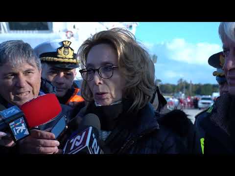 A Brindisi i 339 migranti arrivati con la Geo Barents - Dichiarazioni Michela La Iacona