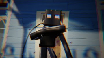 MY NEW NEIGHBOR IS ENDERMAN FROM MINECRAFT | Hello Neighbor Mod ACT 2