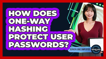 How Does One-Way Hashing Protect User Passwords?