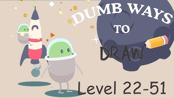 Dumb Ways To Draw Level 22-51 - iOS / Android - 3 STARS Walkthrough Gameplay