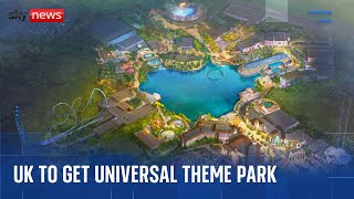 PM hails 'momentous' day as Universal chooses UK as location for first theme park in Europe