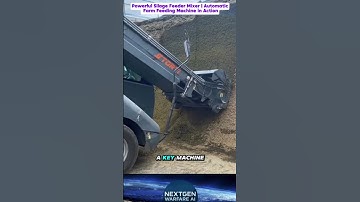 #sehar Krachtige kuilvoermengwagen | Automatische voermachine voor de boerderij in actie