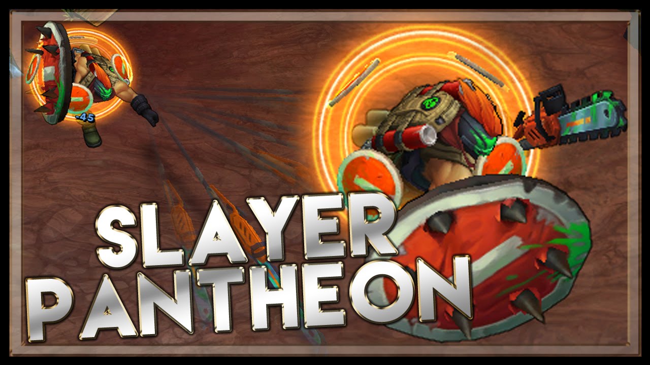 Slayer Pantheon Skin Spotlight League Of Legends Lol Pantheon Skin Youtube