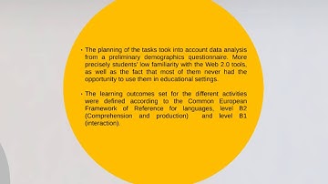 Prezi Presentation "Journal about technology and education"