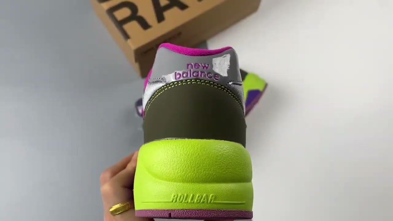 Stray Rats x New Balance 580 Dark Moss Cosmic Grape