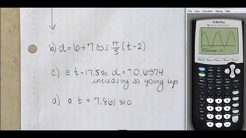 6.7 Sinusoidal Functions as Mathematical Models