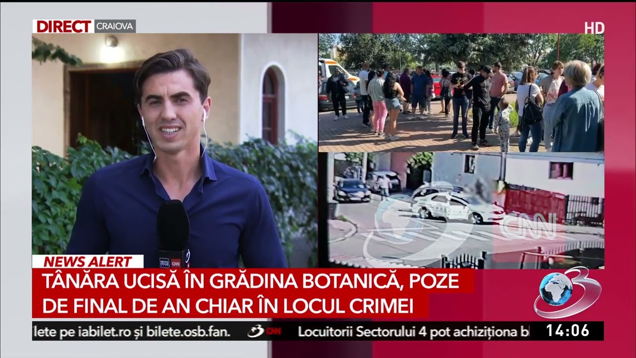 Ultimele cuvinte ale fetei ucise în Gradina Botanică din Craiova: Are faţa acoperită