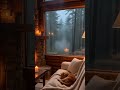 Peaceful cabin in the woods 💫🌲 #relax #rainoundforsleep #ambient #rain #ambientsounds #cabin