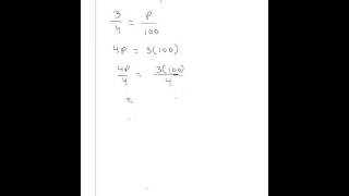 MAT 1120 Writing Fractions as Percents