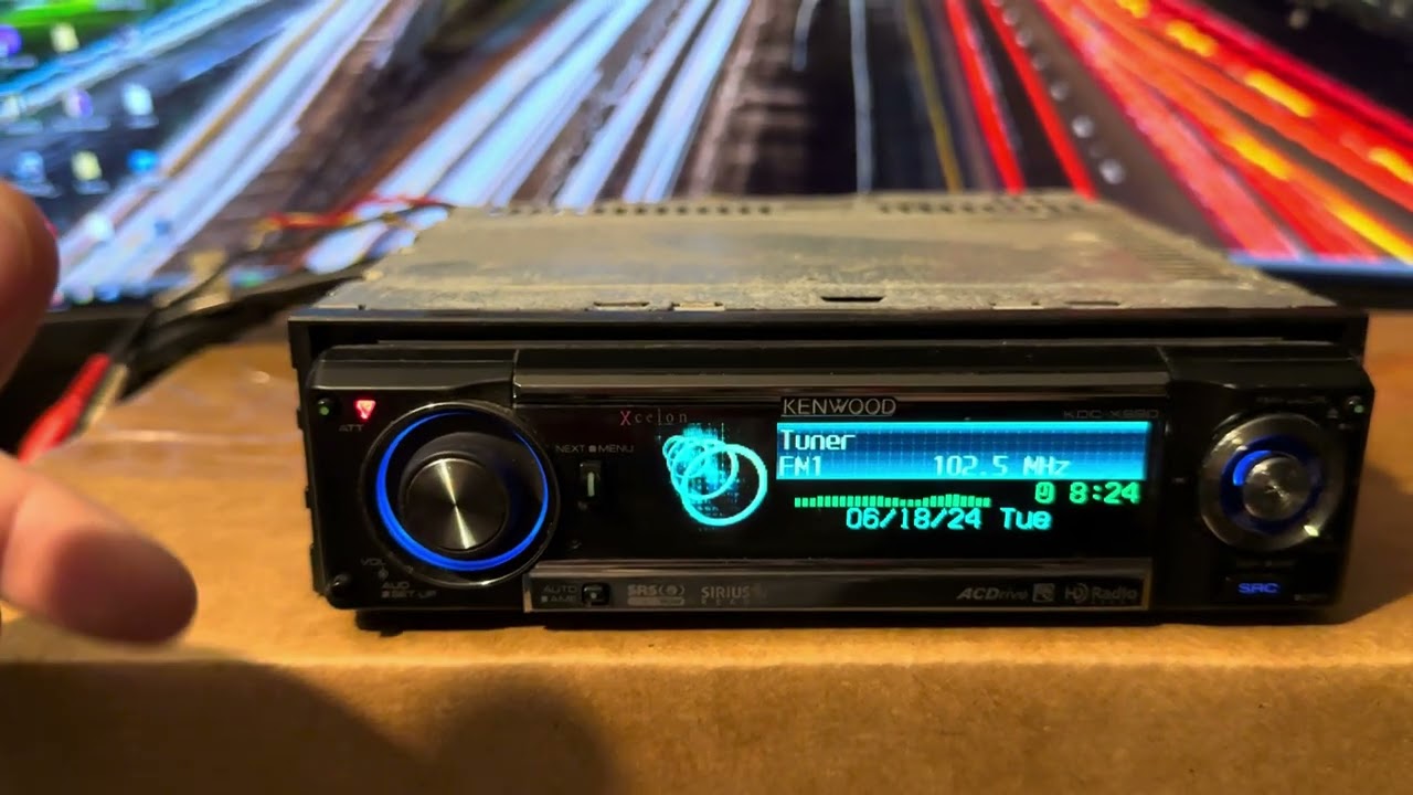 Vintage Old School Kenwood Excelon KDC-X990 Car Stereo