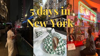 5 days in New York   | VLOG + everything I bought (haul at the end)