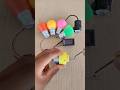 DIY Gear Motor Generator Powers LED Bike Light and Neon Light #shorts #dcmotor