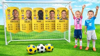 Mike and Chris collect soccer cards to help their uncle.
