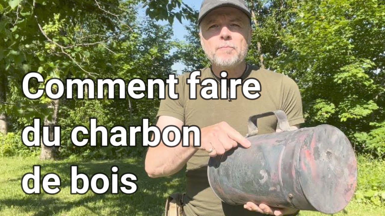 Comment faire du charbon de bois - YouTube