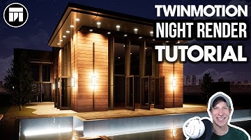 Twinmotion NIGHT RENDER Tutorial - Setting Up LIGHTING! Prairie House Render Tutorial